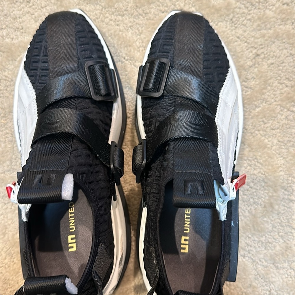 Stylish Black and White Women’s Sneakers by United Nude